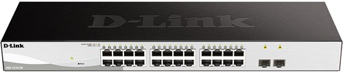 D-Link DGS-1210-26 netwerk-switch Managed L2 Gigabit Ethernet (10/100/1000) 1U Zwart, Grijs