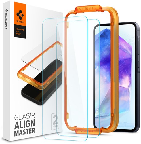 Spigen GLAS.tR AlignMaster Doorzichtige schermbeschermer Samsung 2 stuk(s)