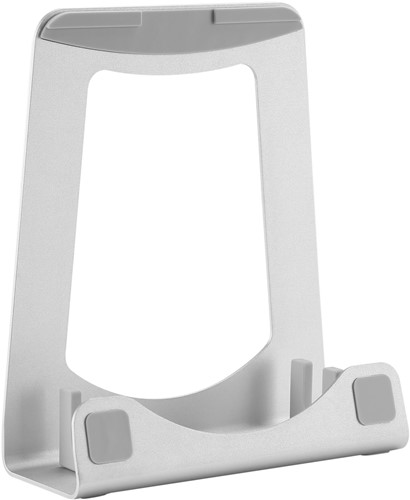 StarTech.com Laptopstandaard - 2-in-1 Laptopverhoger / Verticale Laptopsteun - Ideaal voor Ultrabooks & MacBook Pro/Air - Ergonomische Laptophouder met Ideale Kijkhoek - Zilver, Aluminum