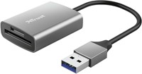 Trust Dalyx geheugenkaartlezer USB 3.2 Gen 1 (3.1 Gen 1) Aluminium
