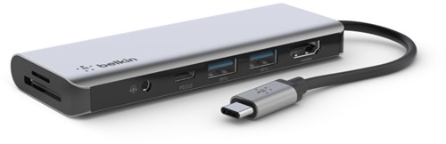 Belkin AVC009btSGY USB 3.2 Gen 1 (3.1 Gen 1) Type-C Zilver