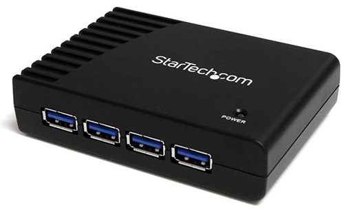 StarTech.com 4-poort SuperSpeed USB 3.0 Hub Zwart