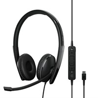 EPOS | SENNHEISER Tweezijdige on-ear USB-C-headset met ANC, gecertificeerd voor Microsoft Teams