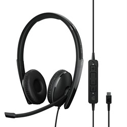 EPOS | SENNHEISER Tweezijdige on-ear USB-C-headset met ANC, gecertificeerd voor Microsoft Teams