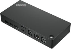 Lenovo 40AY0090IT notebook dock & poortreplicator Bedraad USB 3.2 Gen 1 (3.1 Gen 1) Type-C Zwart