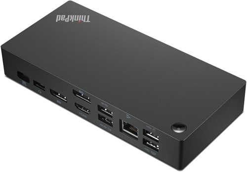 Lenovo 40AY0090IT notebook dock & poortreplicator Bedraad USB 3.2 Gen 1 (3.1 Gen 1) Type-C Zwart