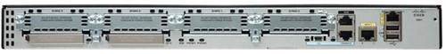 Cisco 2901 bedrade router Gigabit Ethernet Zwart, Zilver