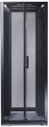 APC NetShelter SX 42U 750mm(b) x 1200mm(d) 19" IT rack, behuizing met zijpanelen, zwart