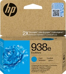 HP 938e EvoMore originele cyaan inktcartridge