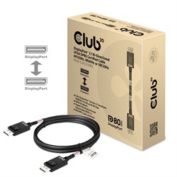 CLUB3D CAC-1091 DisplayPort kabel 1,2 m Zwart