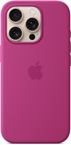Apple Siliconenhoesje met MagSafe voor iPhone 16 Pro - Fuchsia