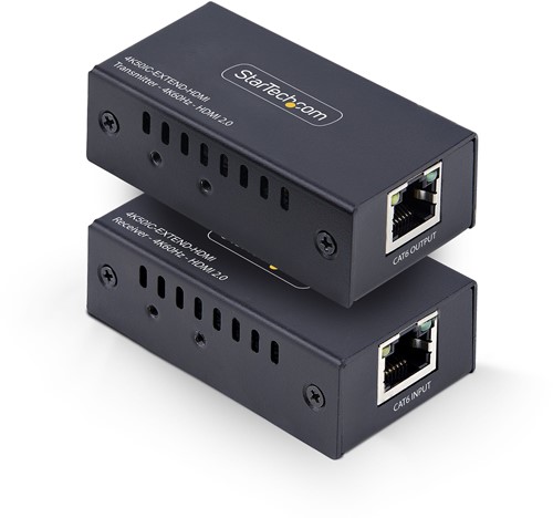 StarTech.com 4K50IC-EXTEND-HDMI audio/video extender AV-zender & ontvanger Zwart