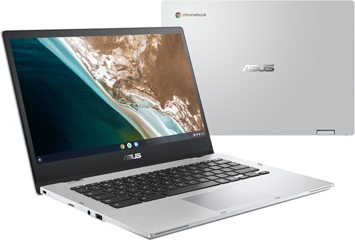 ASUS Chromebook CB1400FKA-EC0232 35,6 cm (14") Touchscreen Full HD Intel® Pentium® Silver N6000 8 GB LPDDR4x-SDRAM 128 GB eMMC Wi-Fi 6 (802.11ax) ChromeOS Zilver