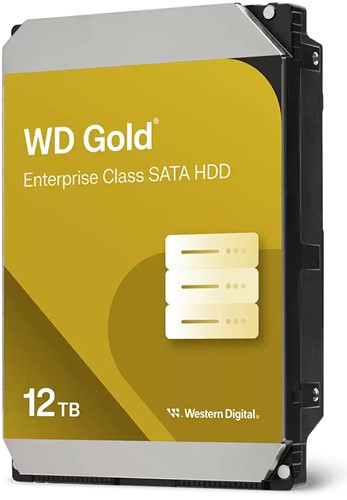 Western Digital Gold WD122KRYZ interne harde schijf 12 TB 7200 RPM 512 MB 3.5" SATA III