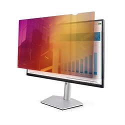 StarTech.com 27-inch 16:9 Gold Monitor Privacy Filter, Omkeerbare Filter met Verhoogde Privacy, Glanzende Computer Security Filter, Verwijderbare Monitor Screen Protector, +/- 30&deg;