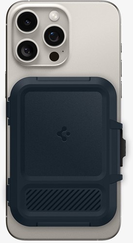 Spigen MagSafe Card Holder Lock Fit (MagFit) Zwart