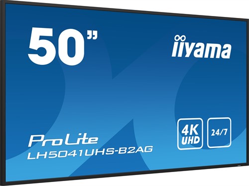 iiyama LH5041UHS-B2AG beeldkrant Digitale signage flatscreen 127 cm (50") LCD 500 cd/m² 4K Ultra HD Zwart 24/7-3