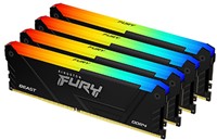 Kingston Technology FURY Beast 64GB 3200MT/s DDR4 CL16 DIMM (Sets van 4) 1Gx8 RGB