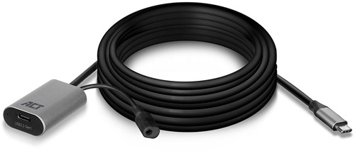 ACT AC7060 USB-C verlengkabel met signaalversterker, 5 meter