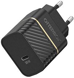 OtterBox EU Wall Charger 30W GaN - 1X USB-C 30W USB-PD, zwart