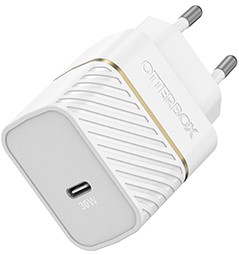 OtterBox EU Wall Charger 30W GaN - 1X USB-C 30W USB-PD, Cloud Dust White