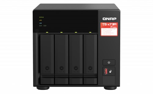 QNAP TS-473A NAS Tower Ethernet LAN Zwart V1500B