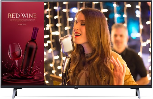 LG 43UN640S Digitale signage flatscreen 109,2 cm (43") LCD Wifi 300 cd/m² 4K Ultra HD Blauw Web OS