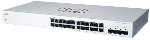 Cisco CBS220-24T-4G Managed L2 Gigabit Ethernet (10/100/1000) 1U Wit