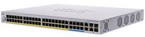 Cisco CBS350 Managed L3 Gigabit Ethernet (10/100/1000) Power over Ethernet (PoE) 1U Zwart, Grijs