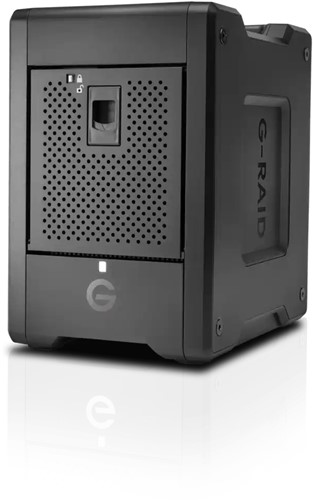 SanDisk G-RAID SHUTTLE 4 disk array 24 TB Desktop Zwart