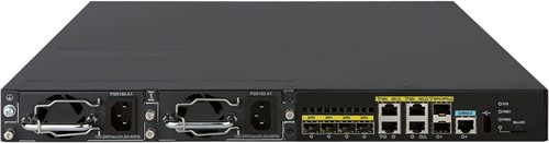 Hewlett Packard Enterprise MSR3620-DP bedrade router Gigabit Ethernet Zwart