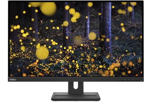 Lenovo ThinkVision E27q-20 LED display 68,6 cm (27") 2560 x 1440 Pixels Quad HD Zwart