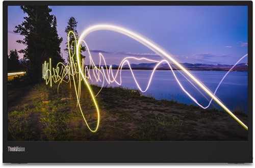 Lenovo ThinkVision M15 39,6 cm (15.6") 1920 x 1080 Pixels Full HD LED Zwart
