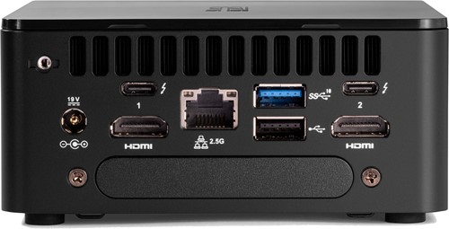 ASUS NUC 12 RNUC12WSHi50000I UCFF Zwart