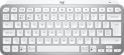 Logitech MX Keys Mini toetsenbord RF-draadloos + Bluetooth QWERTY Engels Grijs