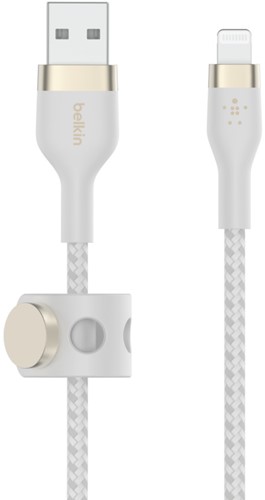Belkin CAA010BT2MWH USB-kabel 2 m USB A USB C/Lightning Wit