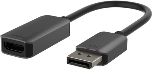 Belkin AVC011btSGY-BL 0,22 m DisplayPort HDMI Zwart