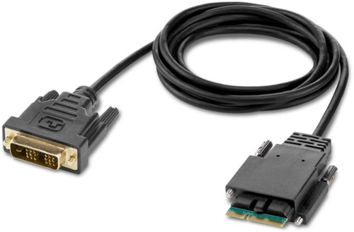 Belkin F1DN1MOD-CC-D03 DVI kabel 1,8 m DVI-D Zwart