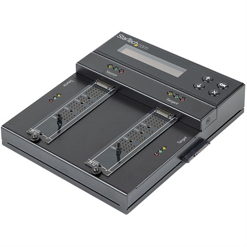 StarTech.com Standalone M.2 SATA & M.2 NVMe Duplicator en Wisser - HDD/SSD Cloner/Wiper voor M.2 PCIe AHCI/NVMe, M.2 SATA, 2.5/3.5" SATA Drives - Externe Hardeschijf Duplicator/Eraser, TAA