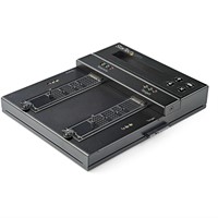 StarTech.com Standalone M.2 SATA & M.2 NVMe Duplicator en Wisser - HDD/SSD Cloner/Wiper voor M.2 PCIe AHCI/NVMe, M.2 SATA, 2.5/3.5" SATA Drives - Externe Hardeschijf Duplicator/Eraser, TAA-2