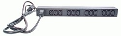 APC Rack PDU AP9565, Basic, 0U/1U, 16A, 230V, (12x) C13, C20 stekker
