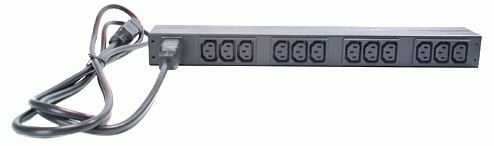 APC Rack PDU AP9565, Basic, 0U/1U, 16A, 230V, (12x) C13, C20 stekker
