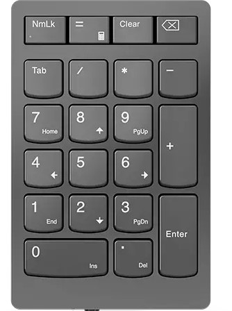 Lenovo 4Y41C33791 numeriek toetsenbord Universeel RF Draadloos Grijs