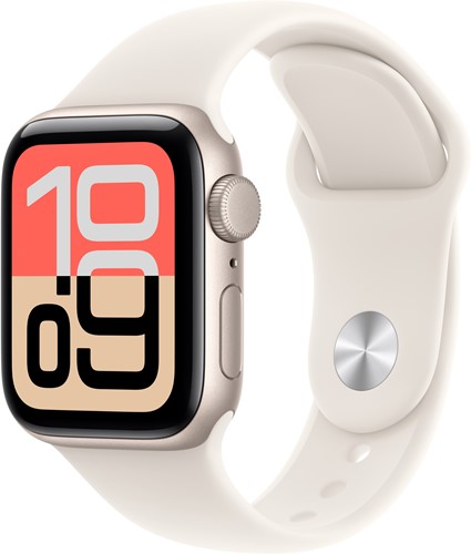 Apple Watch SE (3nd generation) OLED 40 mm Digitaal 324 x 394 Pixels Touchscreen Beige Wifi GPS