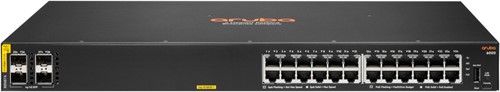 Hewlett Packard Enterprise Aruba 6000 24G Class4 PoE 4SFP 370W Managed L3 Gigabit Ethernet (10/100/1000) Power over Ethernet (PoE) 1U