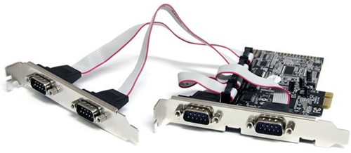 StarTech.com 4-poort Native PCI Express RS232 Seriële Kaart met 16550 UART