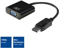 ACT AC7515 video kabel adapter 0,15 m DisplayPort VGA (D-Sub) Zwart-2