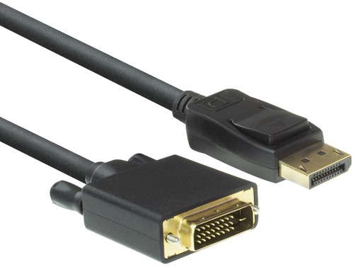 ACT AC7505 video kabel adapter 1,8 m DisplayPort DVI Zwart