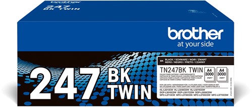 Brother TN-247BKTWIN tonercartridge 2 stuk(s) Origineel Zwart