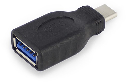 ACT AC7355 tussenstuk voor kabels USB-A USB-C Zwart